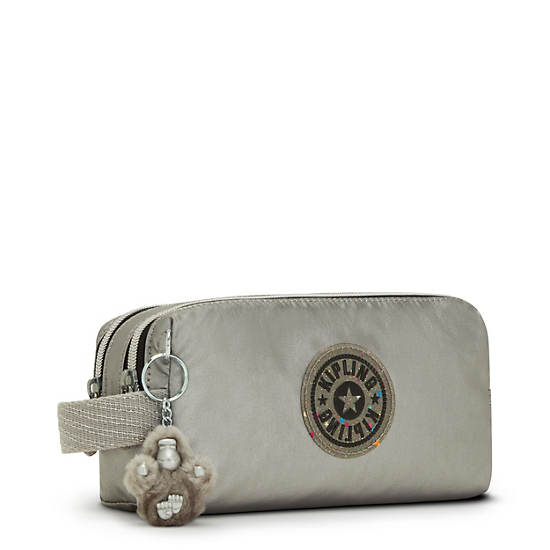 Kipling Garri Pouch Tassen Zilver | België 1319TC